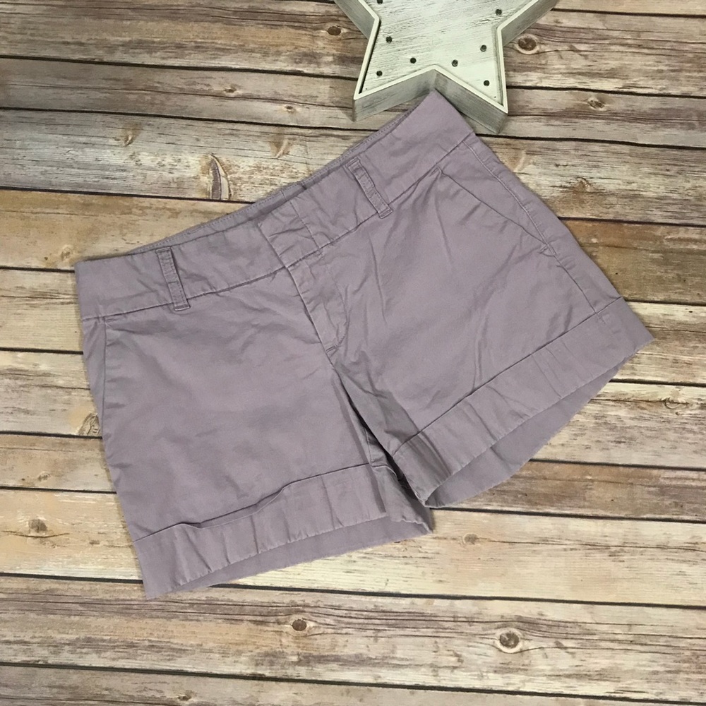 Tommy Hilfiger Lilac Cuffed Shorts Sz 4